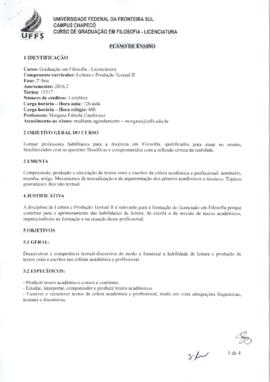 Leitura e Produção Textual II