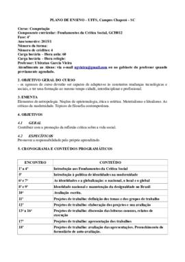 Fundamentos da Crítica Social
