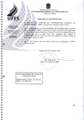 Portaria 306-GR-2011