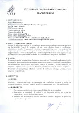 Gestão de Cooperativas