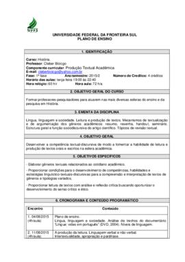Produção Textual Acadêmica