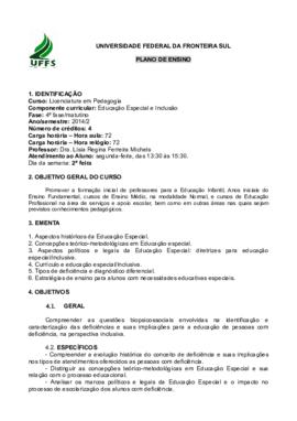 Educação Especial e Inclusão