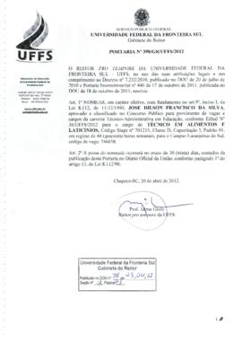 Portaria 398-GR-2012