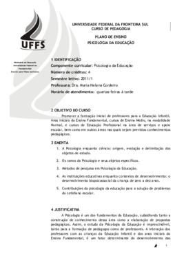 Psicologia da Educação
