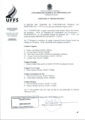 Portaria 703-GR-2011