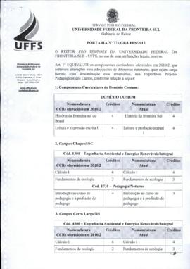 Portaria 771-GR-2012