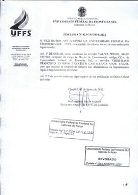 Portaria 823-GR-2012