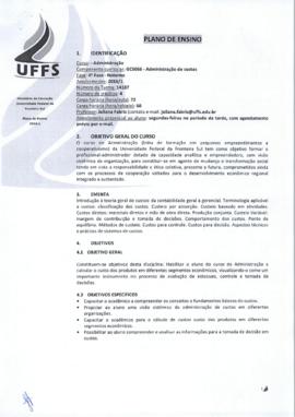 Administração de Custos