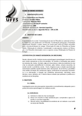Estágio Curricular Supervisionado II