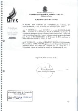 Portaria 070-GR-2011