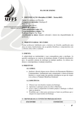 Ontologia II
