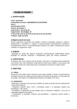 Fundamentos de Zootecnia