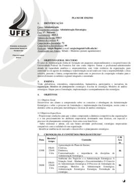 Administração Estratégica