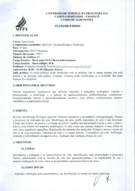 Geomorfologia e Pedologia