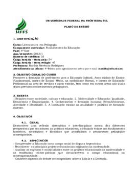 Fundamentos da Educação