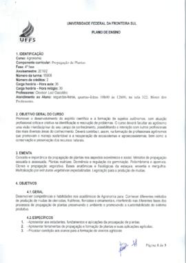 Propagação de Plantas