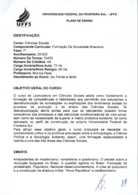 Formação da Sociedade Brasileira