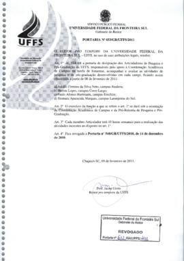 Portaria 053-GR-2011