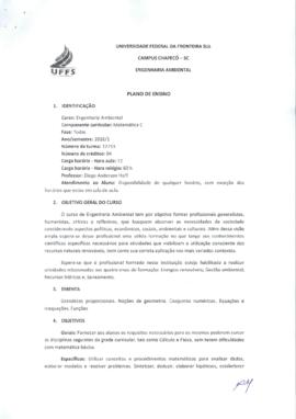 Matemática C - Turma B