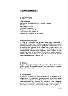 Leitura e Produção Textual I