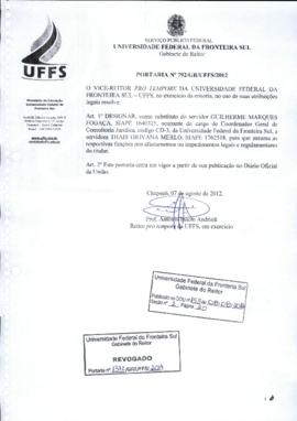 Portaria 792-GR-2012