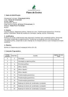 Computação Gráfica