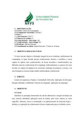 Cálculo I