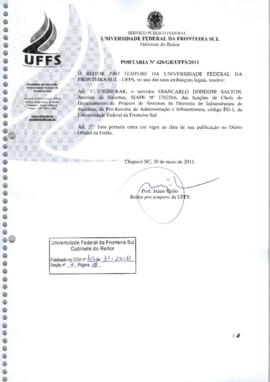 Portaria 420-GR-2011