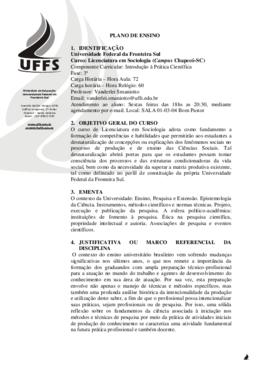 Iniciação à Prática Científica