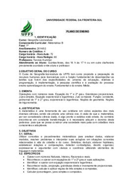 Matemática B
