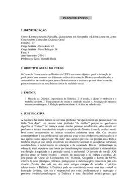 Didática Geral