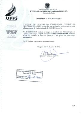 Portaria 584-GR-2012