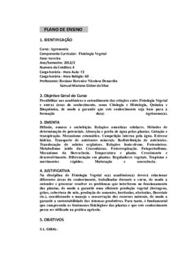 Fisiologia Vegetal