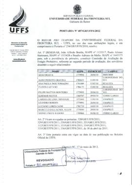 Portaria 487-GR-2012