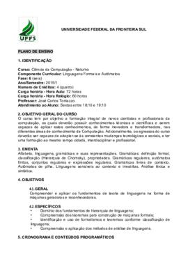 Linguagens Formais e Autômatos