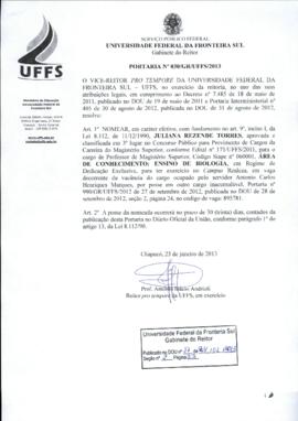 Portaria 030-GR-2013