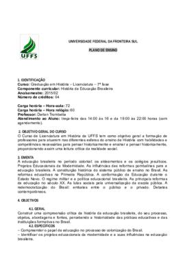 História da Educação Brasileira