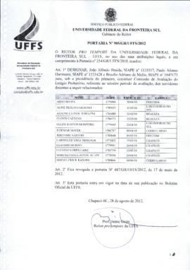 Portaria 905-GR-2012