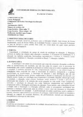 Sociologia da Educação