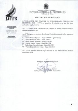 Portaria 1129-GR-2012