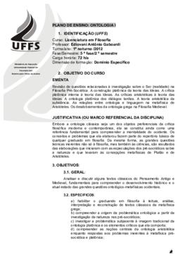 Ontologia I