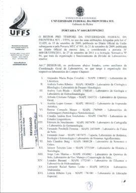 Portaria 168-GR-2012