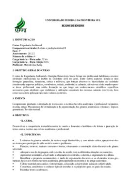 Leitura e Produção Textual II