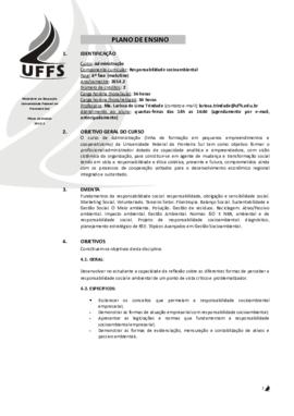 Responsabilidade Socioambiental