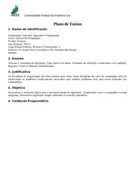 Algoritmos e Programação