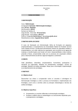 Administração Estratégica