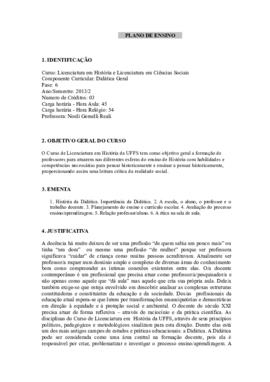 Didática Geral