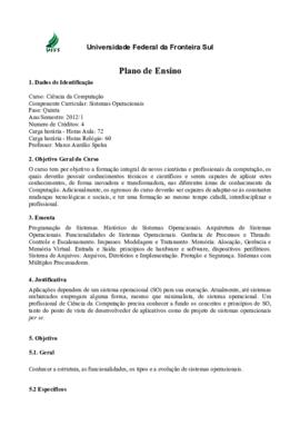 Sistemas Operacionais