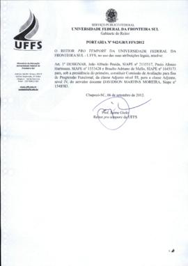 Portaria 942-GR-2012