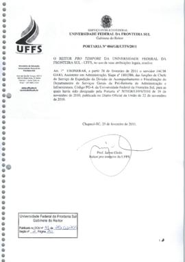 Portaria 084-GR-2011